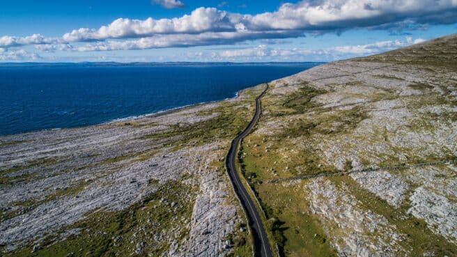 Black Head is in the Burren and is the most northern tip of County Clare. It commands a magnificent view of the Galway Bay.